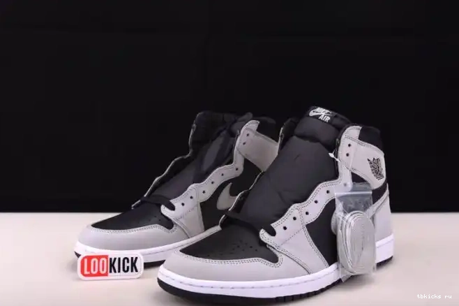 Cheap TB Air 1 Jordan High White Black 555088-035 Grey Retro Light Smoke 0626